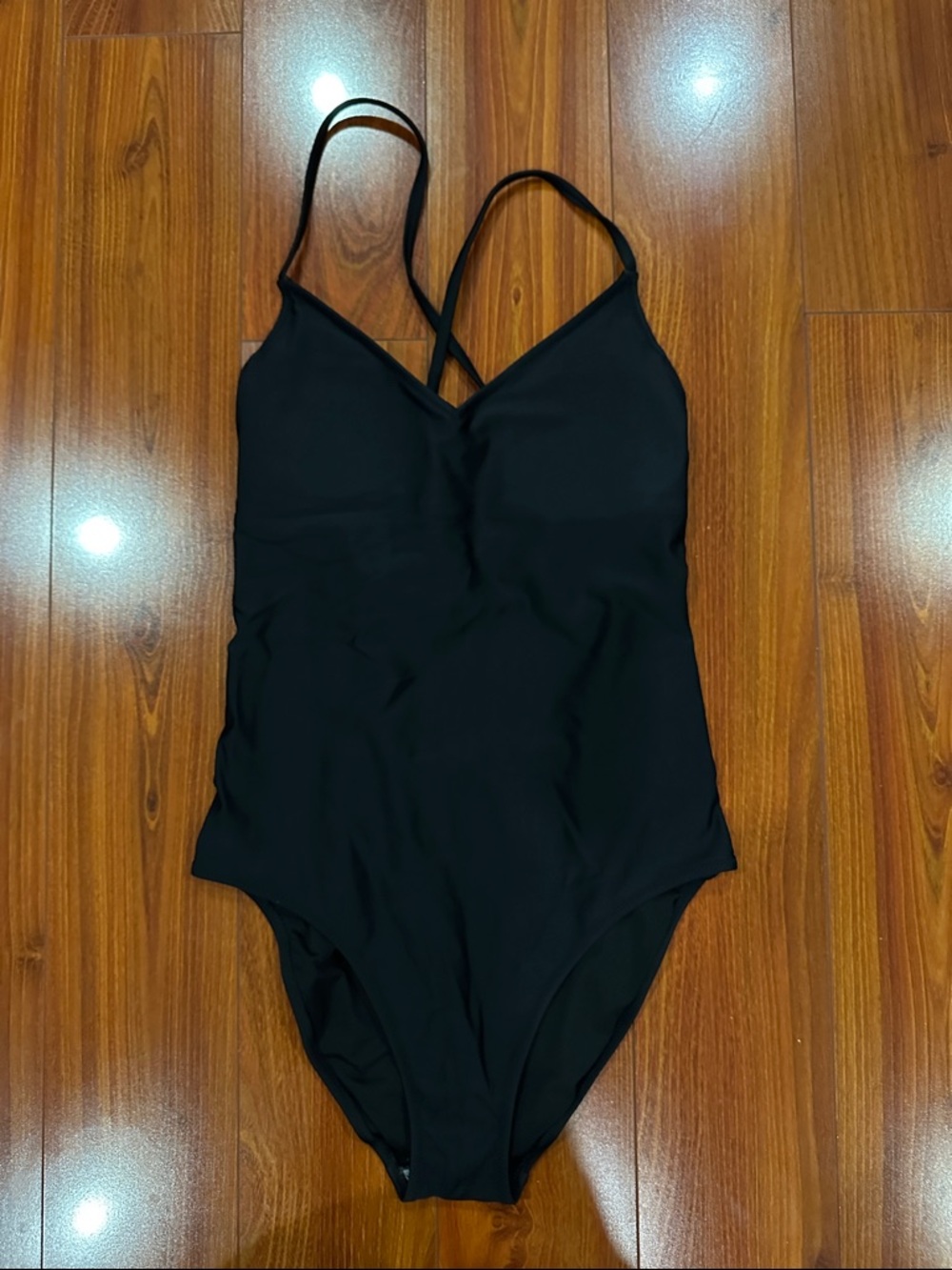 aerie Black Swim One-Piece